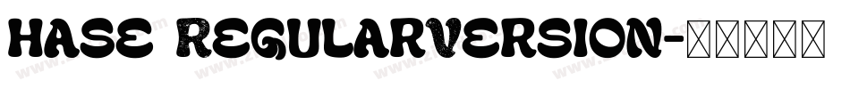 hase RegularVersion字体转换